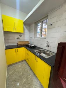 Kitchen Image of 599 Sq.ft 1 BHK Apartment / Flat for rent in BTM Layout Bengaluru for Rs. 29995