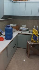 Kitchen Image of 550 Sq.ft 2 BHK Builder Floor for rent in Lohamandi Agra for Rs. 10000