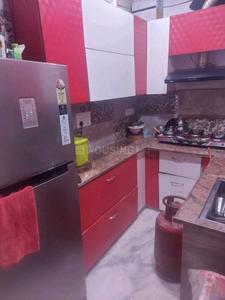 Kitchen Image of 500 Sq.ft 1 BHK Builder Floor for rent in Ashok Nagar New Delhi for Rs. 15000