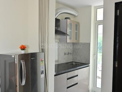 Kitchen Image of 300 Sq.ft 1 RK Apartment / Flat for rent in Jagatpura Jaipur for Rs. 15500
