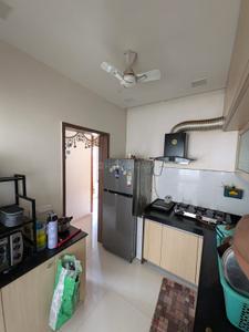 Kitchen Image of 650 Sq.ft 1 BHK Apartment / Flat for rent in Godrej Infinity, Mundhwa Pune for Rs. 33000