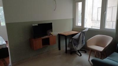 Living Room Image of 500 Sq.ft 1 BHK Apartment / Flat for rent in Exotica East Square, Indirapuram Ghaziabad for Rs. 30000