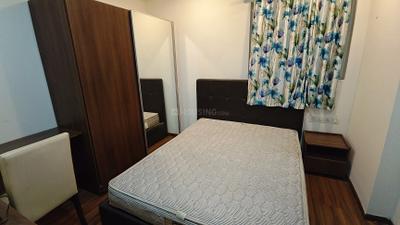 Bedroom Image of 1150 Sq.ft 2 BHK Apartment / Flat for rent in Phoenix Golfedge Residences, Gachibowli Hyderabad for Rs. 49000