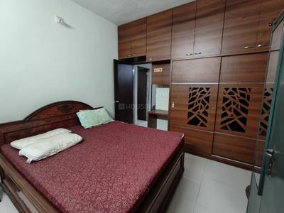 Bedroom Image of 1600 Sq.ft 3 BHK Apartment / Flat for rent in Virat Sai Shukan Residency Vadodara, Navapura Vadodara for Rs. 27000