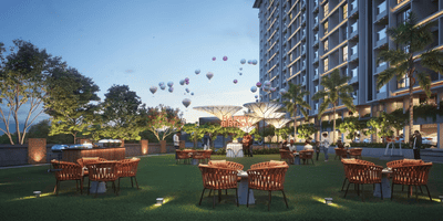Image of 999 Sq.ft 2 BHK Apartment / Flat for sale in Vivanta Next, Tathawade, Pune for Rs. 5300000