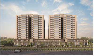 Image of 1800 Sq.ft 4 BHK Apartment / Flat for sale in Shaligram Elevate, Ognaj, Ahmedabad for Rs. 19800000