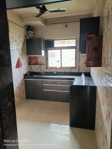 Kitchen Image of 420 Sq.ft 1 BHK Apartment / Flat for rent in Lotus Prestige, Borivali West Mumbai for Rs. 41000