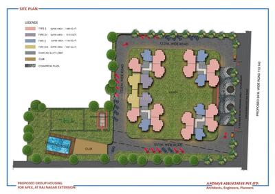 Image of 1635 Sq.ft 3 BHK Apartment / Flat for sale in Apex Sky Height, Sikrod, Ghaziabad for Rs. 13000000