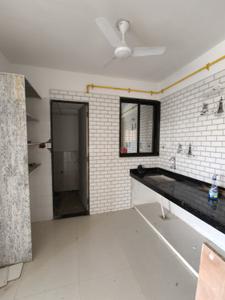 Kitchen Image of 813 Sq.ft 1 BHK Apartment / Flat for rent in Shantam Hills, Bhesan Surat for Rs. 14000