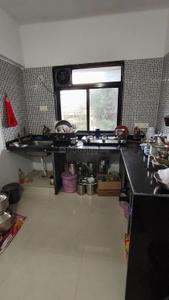 Kitchen Image of 600 Sq.ft 1 BHK Apartment / Flat for sale in Wadgaon Sheri Pune for Rs. 5300000
