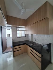Kitchen Image of 600 Sq.ft 1 BHK Apartment / Flat for rent in Mohan NagarSociety, Baner Pune for Rs. 25000
