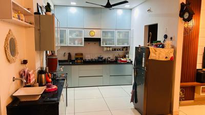 Kitchen Image of 1540 Sq.ft 3 BHK Apartment / Flat for rent in New Alkapuri Vadodara for Rs. 35000