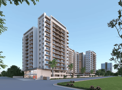 Image of 1152 Sq.ft 2 BHK Apartment / Flat for sale in Besa, Nagpur for Rs. 4200000