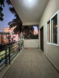 Balcony Image of 600 Sq.ft 1 BHK Apartment / Flat for rent in Indira Nagar Bengaluru for Rs. 32000