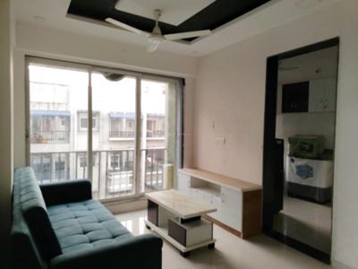 Living Room Image of 566 Sq.ft 1 BHK Apartment / Flat for rent in Thakur Galaxy, Boisar Mumbai for Rs. 8000