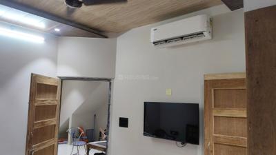 Bedroom Image of 600 Sq.ft 1.5 BHK Builder Floor for rent in Durgapura Jaipur for Rs. 25000
