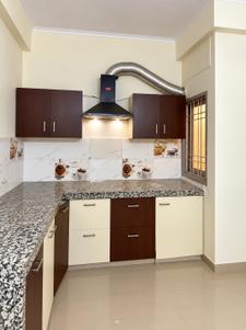 Kitchen Image of 980 Sq.ft 3 BHK Apartment / Flat for sale in Pratap Nagar Jaipur for Rs. 3700000