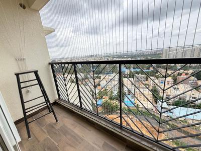 Balcony Image of 1320 Sq.ft 2 BHK Apartment / Flat for rent in Vario Homes, Hebbal Bengaluru for Rs. 55000