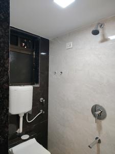Common Bathroom Image of 1560 Sq.ft 3 BHK Apartment / Flat for rent in One Hiranandani Park, Thane West Thane for Rs. 115000