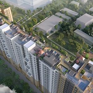 Image of 558 Sq.ft 2 BHK Apartment / Flat for sale in Godrej Seven, Joka, Kolkata for Rs. 4500000