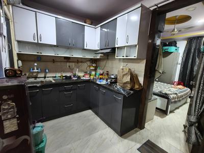 Kitchen Image of 600 Sq.ft 1 BHK Apartment / Flat for sale in Defence Enclave, Sector 44 Noida for Rs. 4600000
