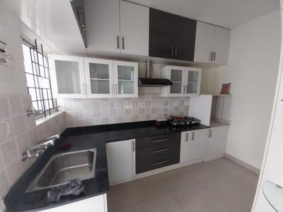 Kitchen Image of 1225 Sq.ft 2 BHK Apartment / Flat for rent in Vaishnavi Rathnam, T Dasarahalli Bengaluru for Rs. 50000