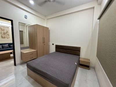 Bedroom Image of 400 Sq.ft 1 BHK Builder Floor for rent in Mahalakshmi Nagar Indore for Rs. 21000