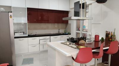 Kitchen Image of 1980 Sq.ft 3 BHK Apartment / Flat for rent in Lodha Belmondo, Gahunje Pune for Rs. 110000