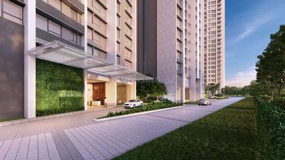 Image of 890 Sq.ft 1 BHK Apartment / Flat for rent in Kalpataru Immensa, Thane West, Thane for Rs. 40000
