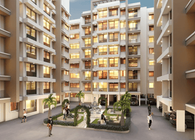 Image of 830 Sq.ft 2 BHK Apartment / Flat for sale in Lakhotia Rising Sun, Kewale, Navi Mumbai for Rs. 4539000