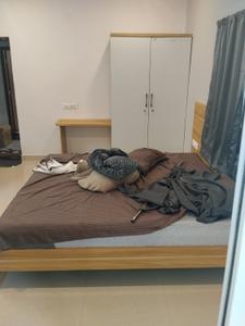Bedroom Image of 300 Sq.ft 1 RK Builder Floor for rent in Financial District Hyderabad for Rs. 24000