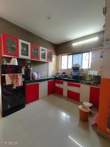 Kitchen Image of 1086 Sq.ft 2 BHK Apartment / Flat for rent in Sai Krupa Landmark, Thergaon Pune for Rs. 24000