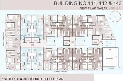 Image of 521 Sq.ft 1 BHK Apartment / Flat for sale in Chembur, Mumbai for Rs. 9200000
