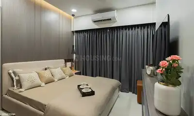 Bedroom Image of 687 Sq.ft 2 BHK Apartment / Flat for sale in Adeshwar 72 Parksyde, Ghatkopar East Mumbai for Rs. 25000000