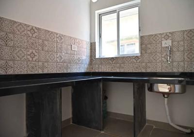 Kitchen Image of 853 Sq.ft 2 BHK Apartment / Flat for sale in Behala Kolkata for Rs. 4200000