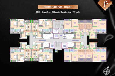 Image of 1101 Sq.ft 2 BHK Apartment / Flat for sale in F Premium, Tathawade, Pune for Rs. 8980000