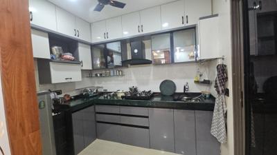 Kitchen Image of 1000 Sq.ft 3 BHK Apartment / Flat for sale in Skyi Star City, Dhayari Pune for Rs. 7800000