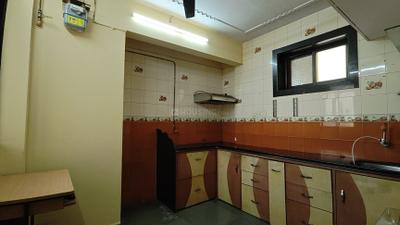 Kitchen Image of 650 Sq.ft 1 BHK Apartment / Flat for rent in Kalwa Thane for Rs. 23000