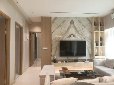 Living Room Image of 1050 Sq.ft 2 BHK Apartment / Flat for rent in Lodha Dioro, Sion Mumbai for Rs. 135000