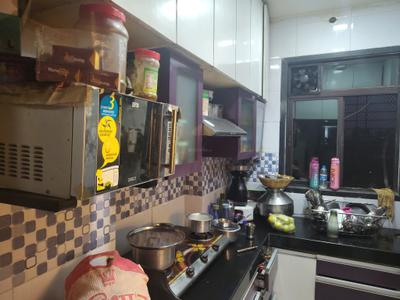 Kitchen Image of 700 Sq.ft 1 BHK Apartment / Flat for rent in Cosmos 27 GBR, Kasarvadavali Thane for Rs. 16500
