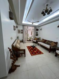 Hall Image of 1850 Sq.ft 3 BHK Apartment / Flat for rent in Shivani Apartment, Sector 12 Dwarka New Delhi for Rs. 54000