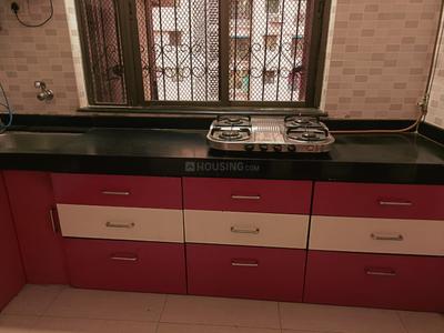 Kitchen Image of 1450 Sq.ft 3 BHK Apartment / Flat for rent in Shubharambh Tower, Thane West Thane for Rs. 60000