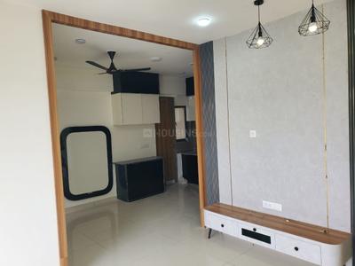 Hall Image of 1200 Sq.ft 3 BHK Apartment / Flat for rent in Shree Sharanam Sky, Sargasan Gandhinagar for Rs. 29000