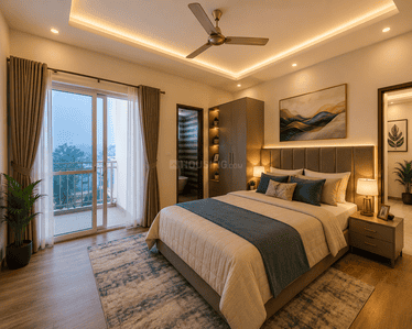 Bedroom Image of 2400 Sq.ft 3 BHK Apartment / Flat for sale in GMS Road Dehradun for Rs. 13500000