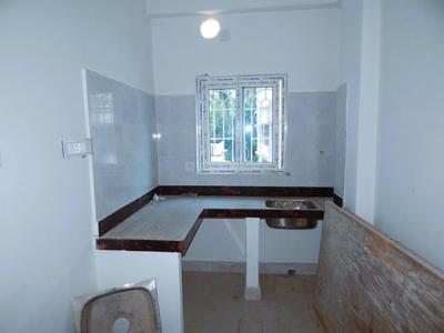 Kitchen Image of 352 Sq.ft 1 BHK Apartment / Flat for sale in Dum Dum Cantonment Kolkata for Rs. 1232000