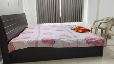 Bedroom Image of 2333 Sq.ft 3 BHK Apartment / Flat for rent in Shivalik Green View, Shantigram Ahmedabad for Rs. 55000