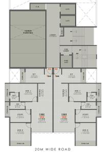 Image of 1398 Sq.ft 2 BHK Apartment / Flat for sale in Nerul, Navi Mumbai for Rs. 20000000