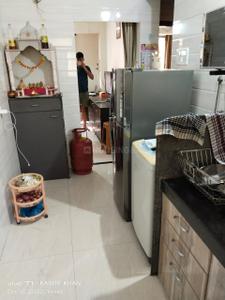 Kitchen Image of 600 Sq.ft 1 BHK Apartment / Flat for sale in Ghansoli Navi Mumbai for Rs. 8200000