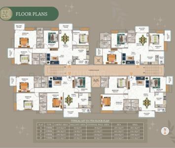 Floor Plan Image of 1880 Sq.ft 3 BHK Apartment / Flat for sale in Dhirenpara Guwahati for Rs. 12180840