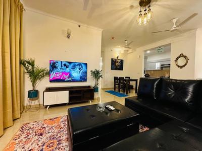 Hall Image of 1550 Sq.ft 3 BHK Apartment / Flat for rent in Omaxe The Palace, Gomti Nagar Lucknow for Rs. 55000